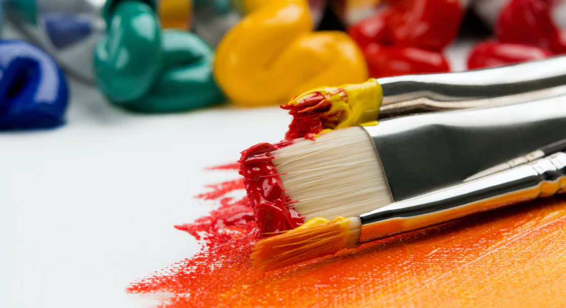 Paintbrushes and Paint Paintbrushes and Paint