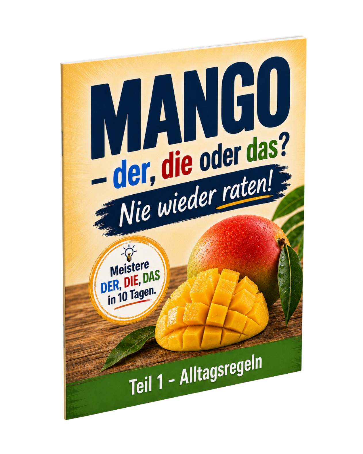 Lerne der, die oder das? Lernfeft: Mango - der, die, das